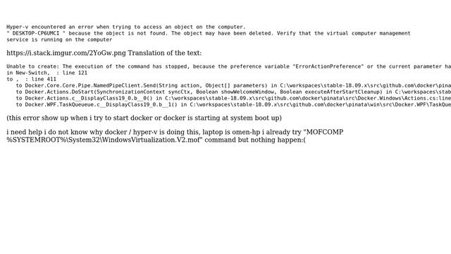 docker on windows not starting after a fresh install (hyper-v) смотреть онлайн