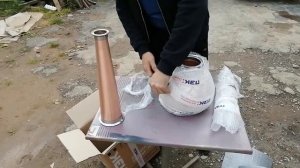 Вискарный шлем и конус. Распаковка.