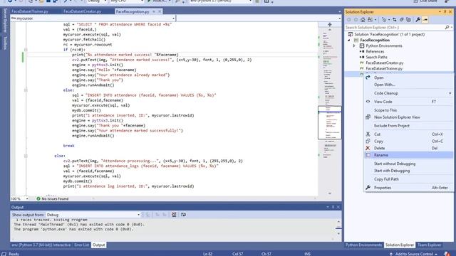 Face Recognition Attendance System using Python and Mysql Database смотреть онлайн