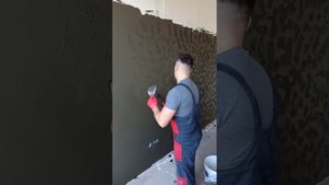 Арт бетон (декоративная штукатурка) из плиточнтго клея, сделай сам?(часть 1)