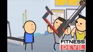 Funny Gym Animation | Funny Video | Fitness Devil