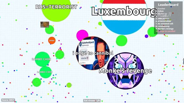 caseoh eats EVERYONE in agario 🗣️🔥🔥(200k special) смотреть онлайн