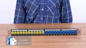 Монтаж в пустую Патч-Панель Розеточные модули Cat.5e, Cat.6