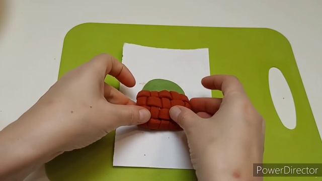 ЛЕПИМ КОРЗИНУ С РОЗАМИ ИЗ СОЛЕНОГО ТЕСТА. смотреть онлайн