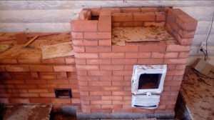 печь шведка с лежанкой  декабрь 2018 липовка