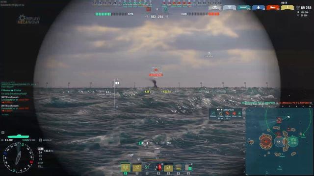 Submarine U-2501 4 Kills & 115k Damage | World of Warships Gameplay смотреть онлайн