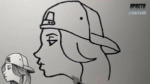 Как нарисовать ДЕВУШКУ, Рисунок для начинающих, для срисовки