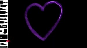 Drawing a Purple neon heart?? in SketchesSchool~What should i draw next?