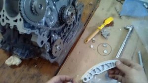 Как установить первую цепь ГРМ. Капитальный ремонт и гильзовка двигателя BDW 2.4 Ауди А6 С6