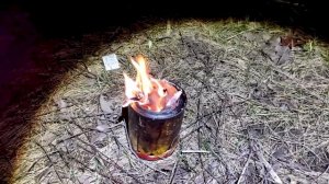 Походная печка щепочница своими руками из жестяных банок. Часть 1.