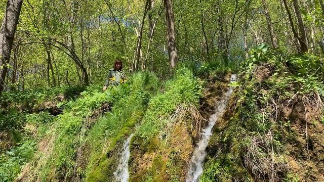 Радужный водопад в Подмосковье