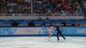 2014 Sochi Olympics. Meryl DAVIS - Charlie WHITE. USA. Team Ice Dance. Short Dance. 08.02.2014