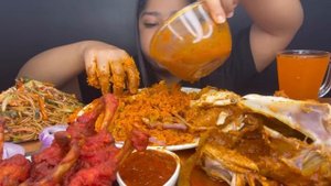 SPICY WHOLE CHICKEN CURRY ? CHICKEN LOLLIPOP, SCHEZWAN FRIED RICE AND KOREAN STIR FRIED NOODLES ?