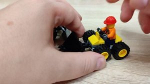 Самоделка из Лего: Мини-экскаватор и мини-бульдозер