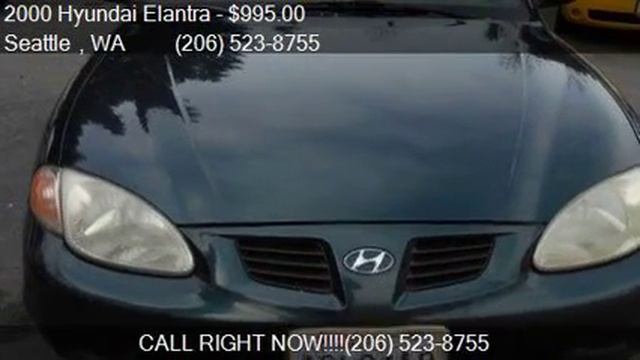 2000 Hyundai Elantra GLS 4dr Sedan for sale in Seattle , WA смотреть онлайн