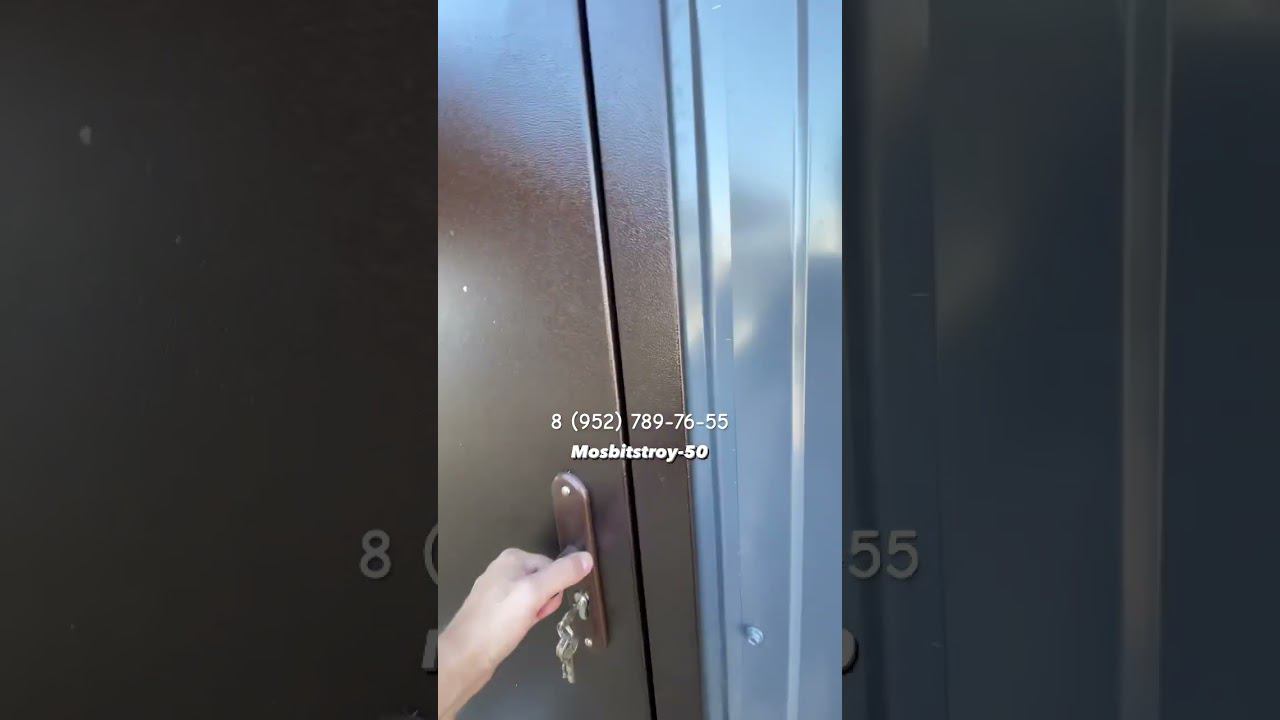 Металлическая бытовка 6 метров. Офисная #бытовкимосква #хозблок смотреть онлайн