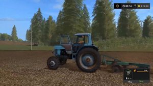 Farming Simulator 2017. НОВОСВЕТЛОВКА. Трактор Беларус МТЗ-82. Плуг ПЛН 3.35.