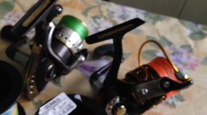 Намотка плитеного шнура на Ryobi ARCTICA 3000 часть 2