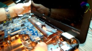HP Compaq Presario CQ56 - разборка, замена кулера