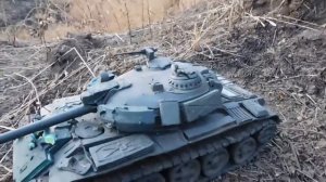 ТАНК Т 55 М1 из пластилина броня и мощные снаряды