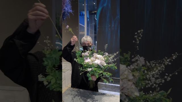 Make a sunlit French bouquet 💐 Pink bouquet@bouquet смотреть онлайн