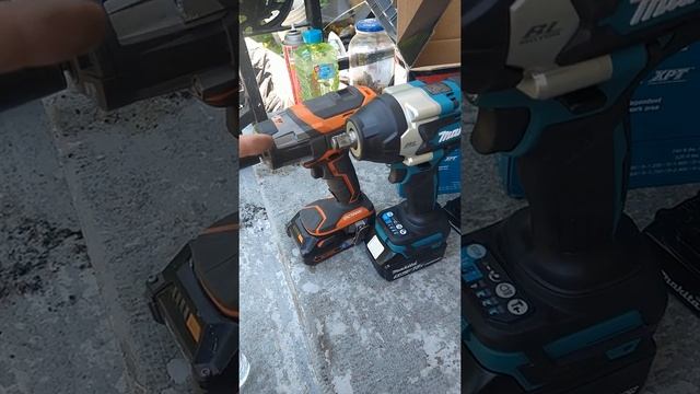 Makita XWT17 impact wrench vs Ridgid octane impact wrench don't listen to the torque channel