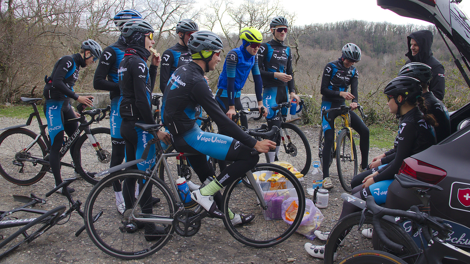 Volga Union cycling academy, сбор Адлер 2023