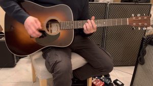 Acoustic Guitar SIGMA GUITARS DR-1ST-SB by Martin