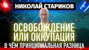 Освобождение или оккупация. В чём принципиальная разница (Николай Стариков)