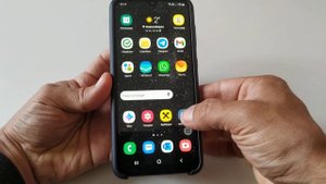 Свайп панели уведомлений с любого места на экране Samsung A50. Шторка уведомлений на самсунг