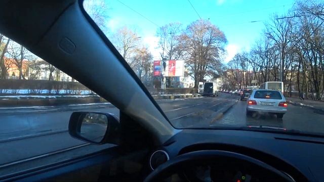 В КАЛИНИНГРАДЕ плохие ДОРОГИ ? Калининград зимой смотреть онлайн