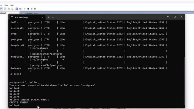 #tutorial Create Database, Table with SQL Shell (psql) Windows 11, 2023 #postgresql #createdatabase смотреть онлайн