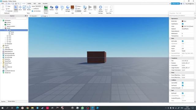 Урок 1. как сделать лифт В Roblox Studios? смотреть онлайн
