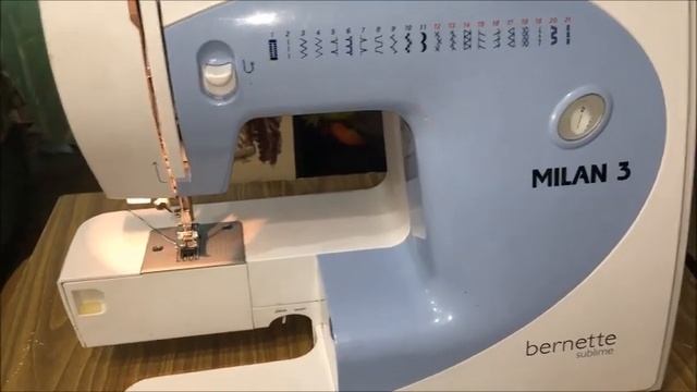 Ремонт бытовой швейной машины BERNETTE MILAN 3 смотреть онлайн
