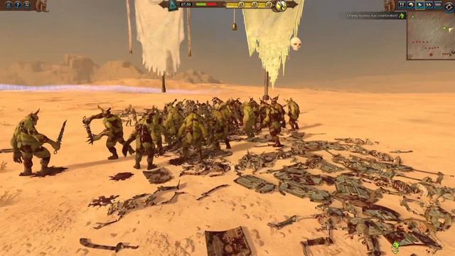 Разносчики чумы Нургла vs Стражи гробниц: Total War Warhammer 3. Immortal Empire.тесты юнитовv 2.4. смотреть онлайн