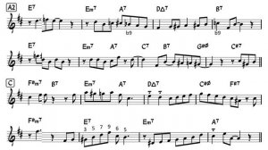 Our love is here to stay - Easy Solo Example for Alto Sax