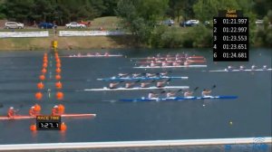 2013 ICF Junior and Under 23 Canoe Sprint World Championships K4 1000 Under 23 Men