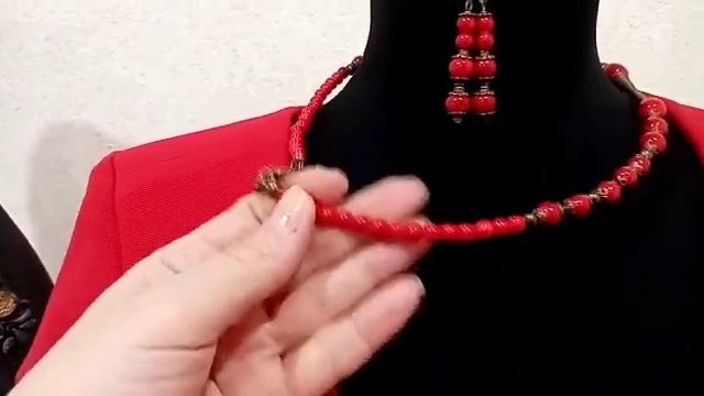 #украшения #гранат Переделка украшений. Моё гранатовое колье.