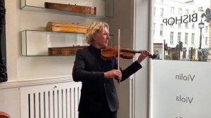 2018 Maurizio Tadioli, Cremona Violin Demonstration | Bishop Instruments and Bows