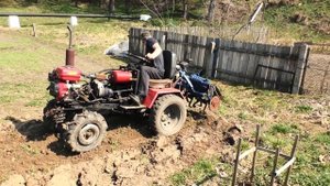 Самодельная МОТОФРЕЗА для минитрактора, замена звездочки