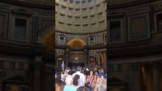 Рим 2019. Пантеон. Вид изнутри.
