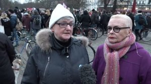 Manifestation på Gustav Adolfs torg i Malmö