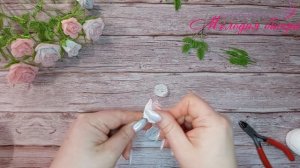 Свадебный букет из бисера - Роза из бисера 2/2