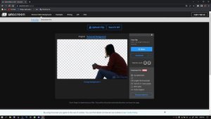 Как убрать фон из видео без хромакея онлайн на сайте unscreen