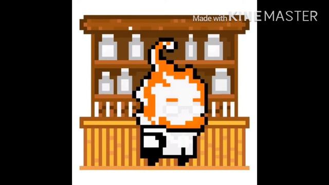 A pixel art of grillby for 150 subs смотреть онлайн