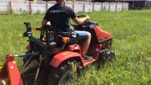 Honda Mighty 130, napęd: 4x4, moc: 13KM + kosiarka bijakowa mulczer EF 85 traktor.com.pl