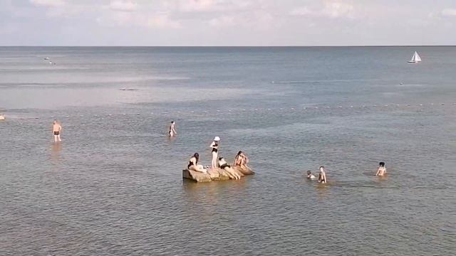 Приморский пляж⛱️Таганрог 🌊Лето 2023 #таганрог #море #пляж #азовскоеморе #лето #отдых #городкурорт