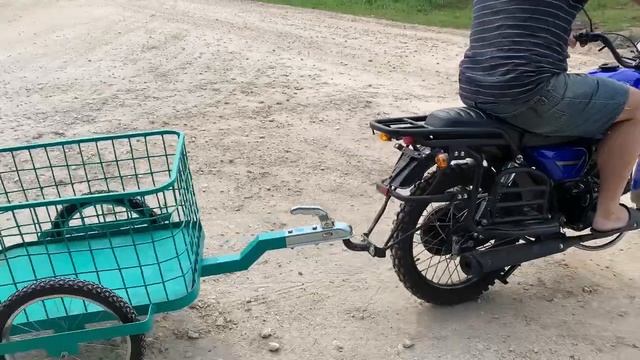 Прицеп для мопеда. смотреть онлайн