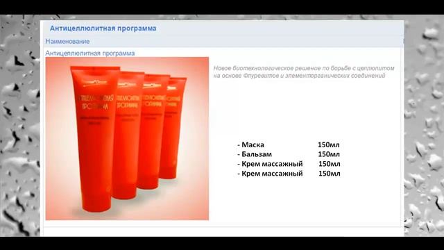Косметика по уходу за телом САД ACLON № 1 в мире против целлюлита! смотреть онлайн