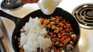 Рис с мясом и овощами